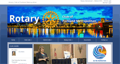 Desktop Screenshot of portlandmetrorotary.org